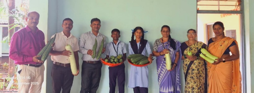 भडगाव सह्याद्री विद्यालय: शेती प्रयोगाचे यश आणि जीवन कौशल्ये