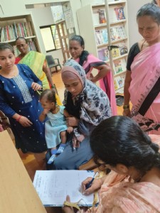 माणगाव प्रभागातील अंगणवाडीतील, सरासरी पेक्षा कमी वजन असलेल्या मुलांची आरोग्य तपासणी करण्यात आली.