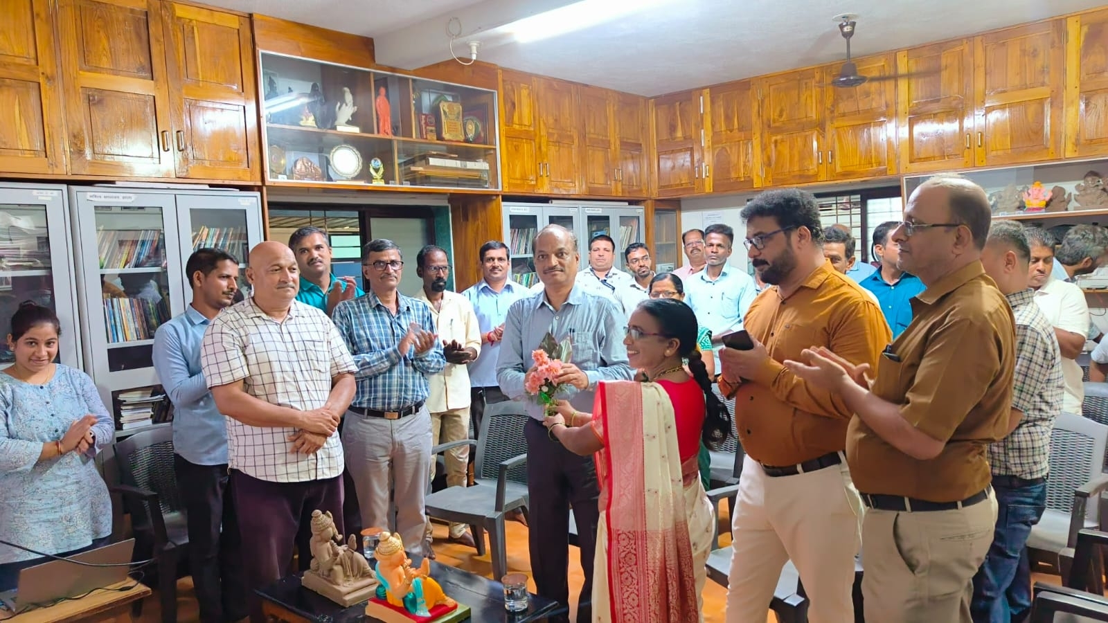 Mr. Khebudkar visit